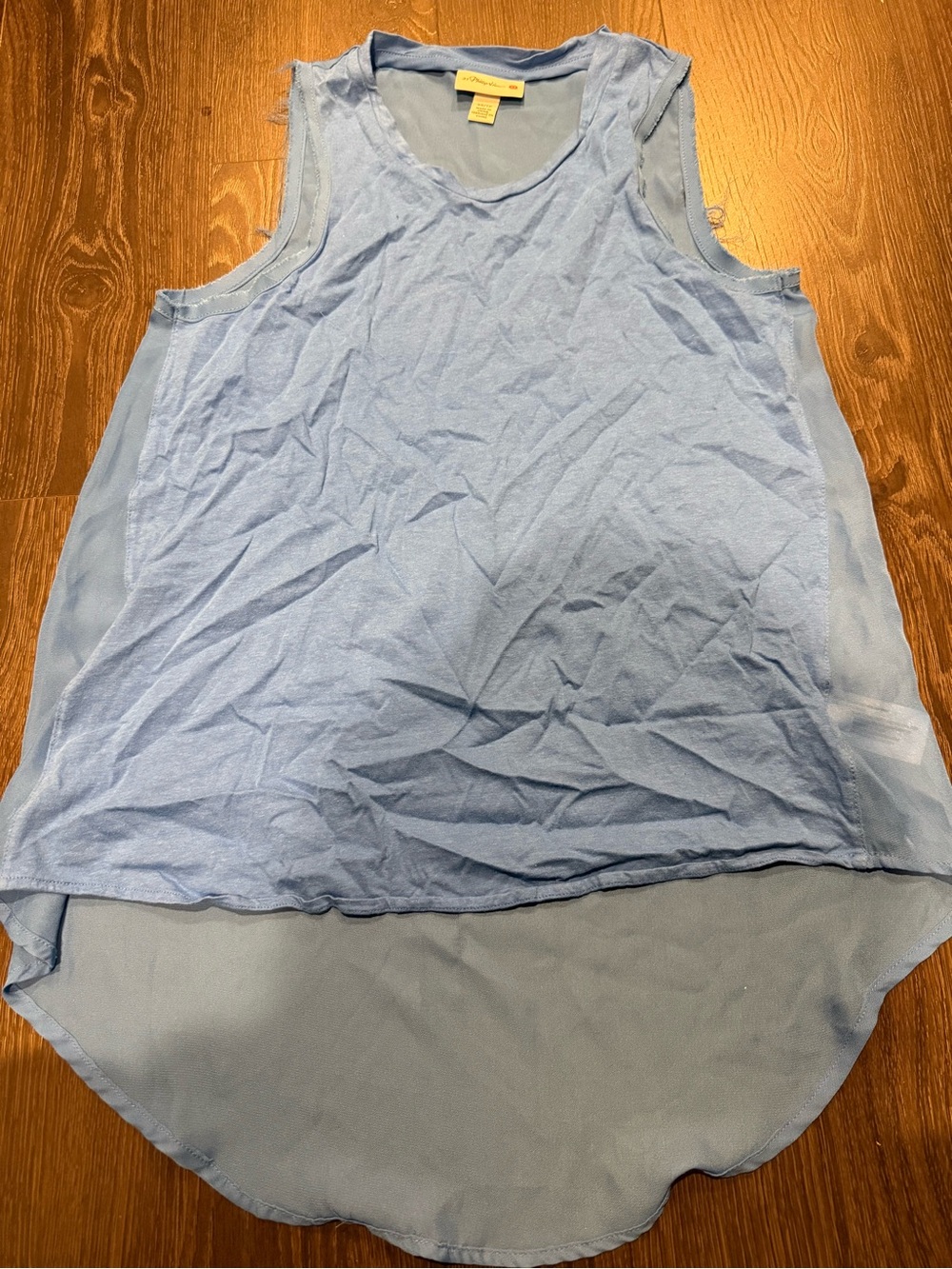 3.1 Phillip Lim for Target Light Blue Layered Sleeveless Tank